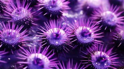 Premium Photo Sea Urchins Underwater In The Atlantic Ocean Purple Sea