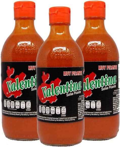 Valentina Black 370ml Pack 3 Mexican Hot Sauce Sala Picante Spicy