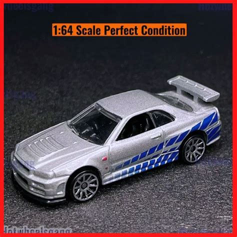Hot Wheels Nissan Skyline GTR R BNR Fast And Furious R Paul Walker FAST FURIOUS Series