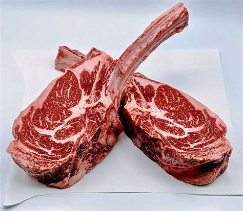 48oz Usda Hand Selected Upper Prime Black Angus Tomahawk Ribeye Club Wagyu