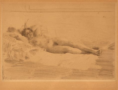 Anders Zorn Swedish Reclining Nude Cottone Auctions