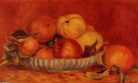 Nature Morte Avec Pommes Et Oranges De Pierre Auguste Renoir