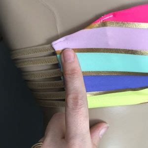 Victoria S Secret Swim Victorias Secret Strappy Back Bandeau Bikini