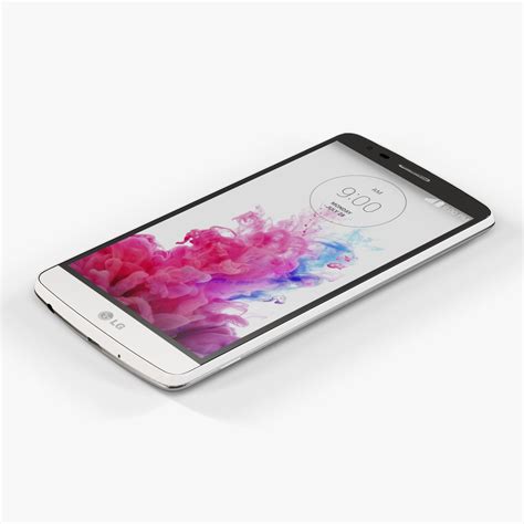 LG G3 Stylus D690 White 3D Model $14 - .dae .fbx .max .ma .obj .unknown