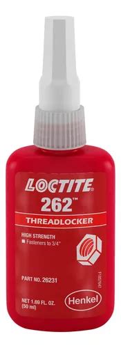 Loctite 262t Fijador De Roscas Resistencia Permanente 50 Ml Envío gratis