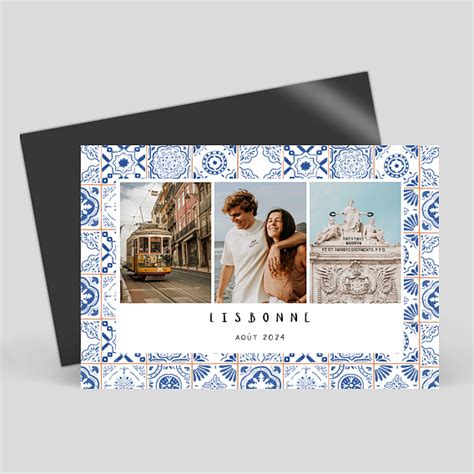 Magnet Carte Postale Azulejos Popcarte