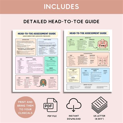 Nursing Head-to-toe Guide for Nursing Student Head to Toe Assessment