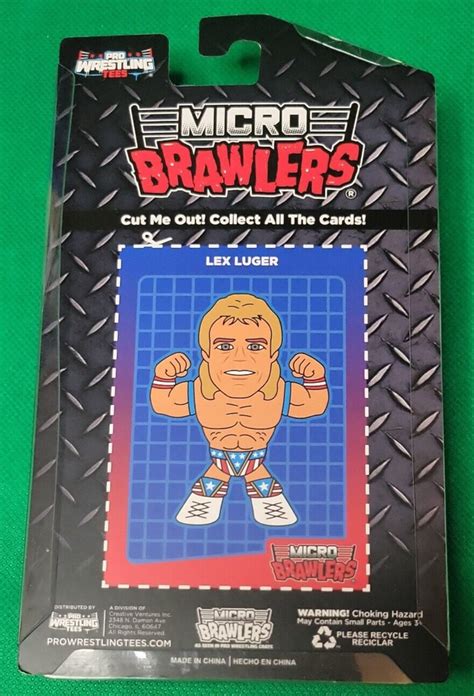 Lex Luger Micro Brawler Pro Wrestling Crate Exclusive EBay