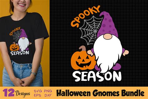 Halloween Gnomes Svg, Halloween Gnomes Bundle, Gnomes Svg, Halloween ...