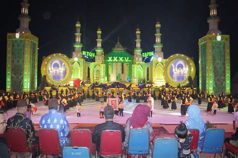 Panggung Utama Mtq Seperti Masjid Madinah Sabanua