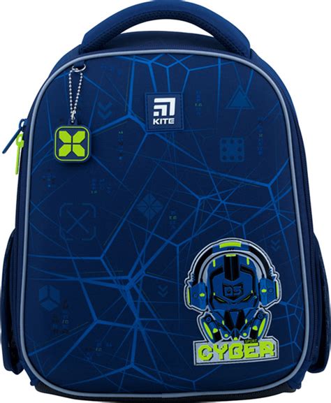 Рюкзак каркасный Kite для мальчика 35x26x13.5 см 12 л Cyber (K22-555S-5 ...