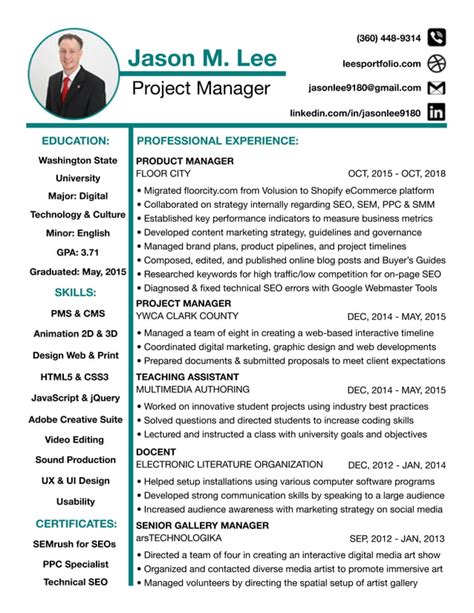 Jason M Lee S Resume PDF