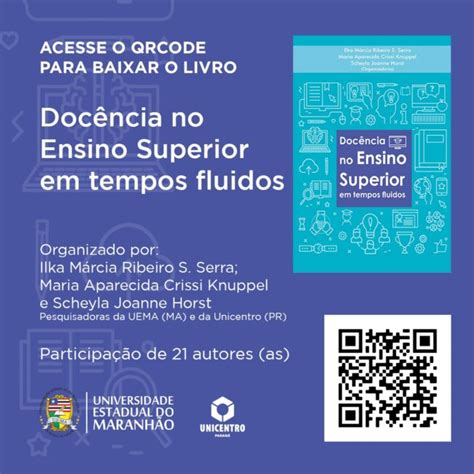 Uema Uema E Unicentro LanÇam O Livro DocÊncia No Ensino Superior Em