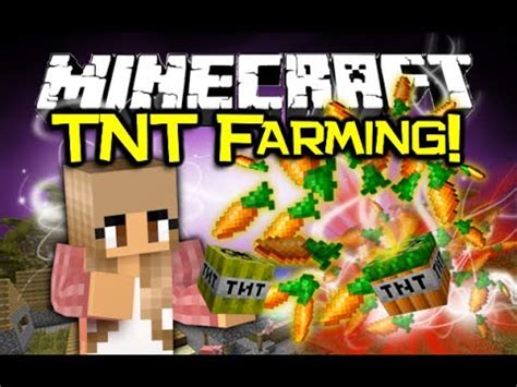 Minecraft EXTREME TNT FARMING MOD Spotlight Don T Hoe Em Blow Em