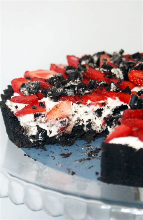 Tarta Oreo Bez Pieczenia Z Truskawkami Kulinarna Inspiracja