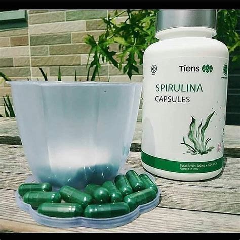 Ori Masker Spirulina Capsul Dengan Harga Promo Per Paket Tiens