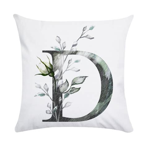 Badu.bg Плюшена калъфка за възглавница от скандинавска розова буква и ...