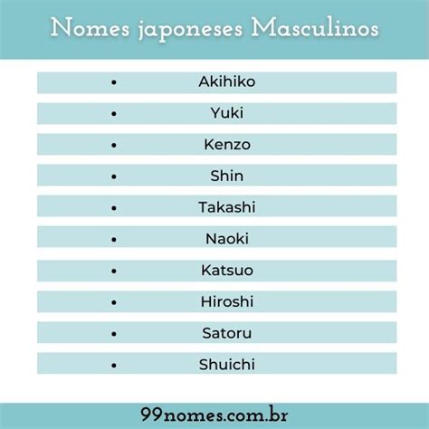 Nomes E Sobrenome Japoneses Nomes E Sobrenomes Sobrenome Japones Nomes