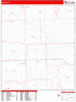 Redford Michigan Wall Map (Basic Style) by MarketMAPS - MapSales