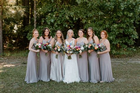 Beige Bridesmaid Dresses