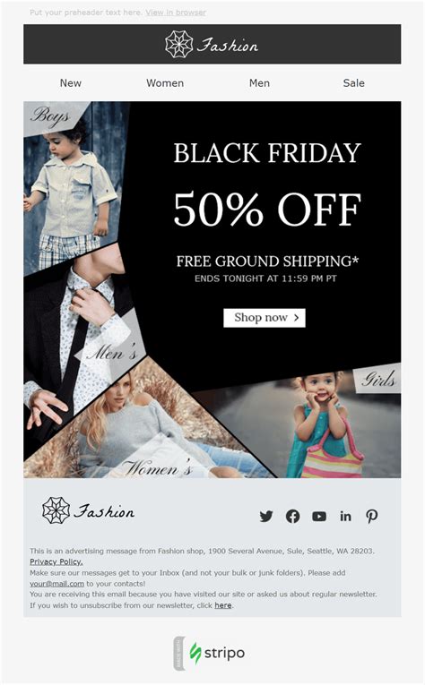 12 Free Black Friday Newsletter Templates 2024