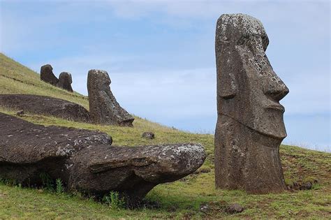 Easter Island Rapa Nui Sculpture Travel Moai Mohai Figure