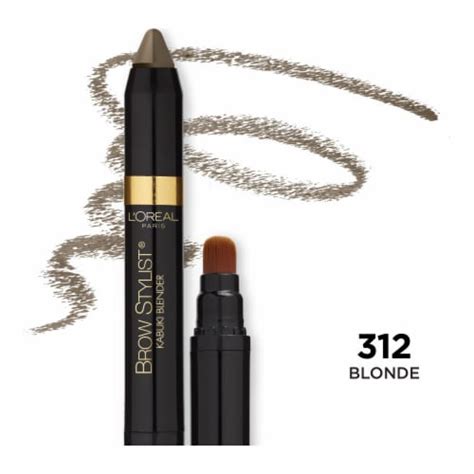 L Oreal Paris Brow Stylist Kabuki Blender Brow Crayon Blonde Oz Kroger