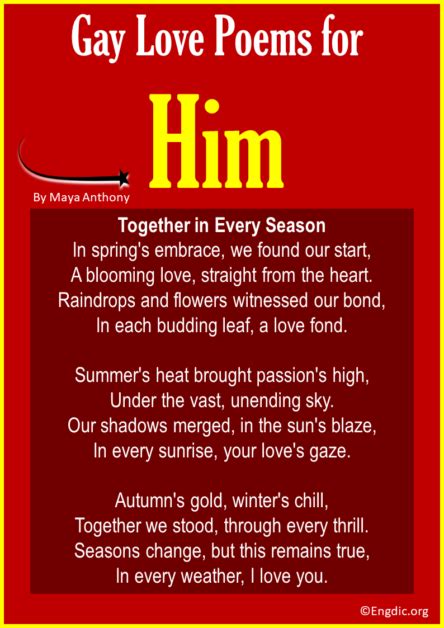 Best Gay Love Poems For Him Engdic