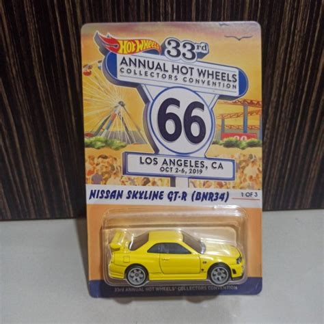 HOT WHEELS 風火輪 Nissan Skyline GT R BNR34 R34 黃色大會 蝦皮購物