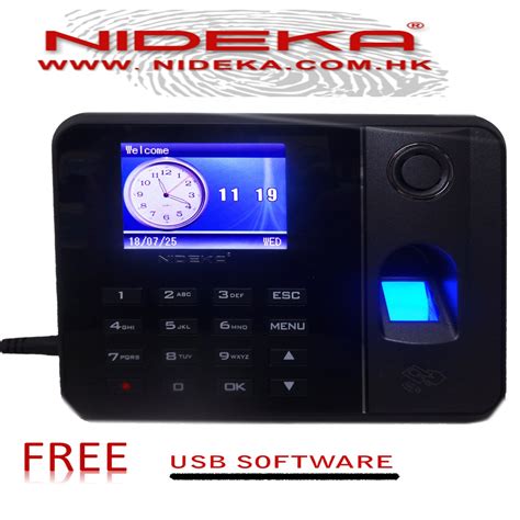 Biometrics Fingerprint Scanner Time Recorder Furniture Home Living