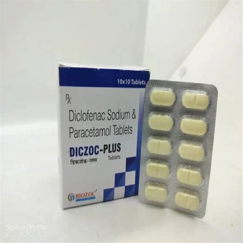Diclofenac Sodium And Paracetamol Tablets At Rs 900box Diclofenac