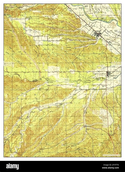 Map of anderson california Cut Out Stock Images & Pictures - Alamy