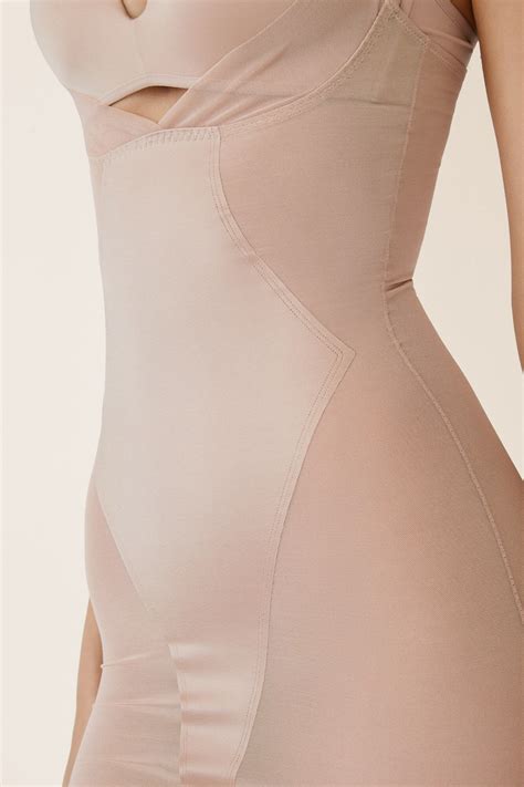 Vestido Moldeador Tul Nude Vestidos Para Mujer WomenSecret MX
