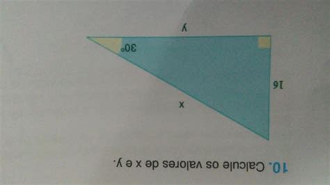 Calcule Os Valores De X E Y Brainly Br