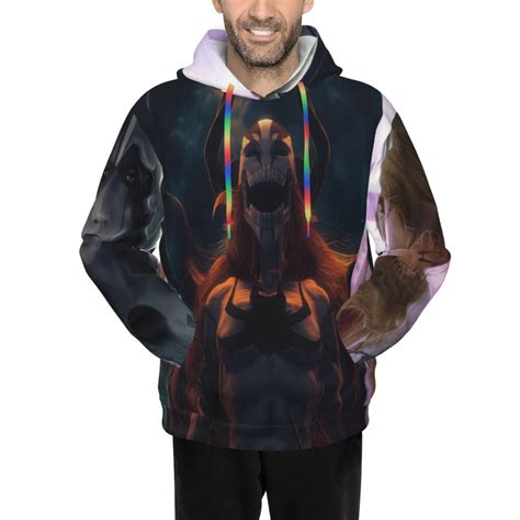 Bleach Hoodies Stylish Long Sleeve With Pocket Pullover Fashion Hoodie