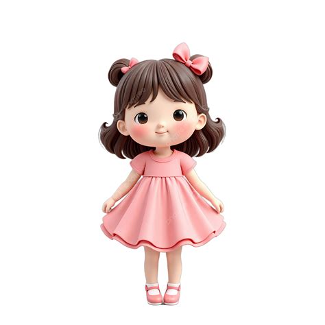Little Girl Wearing Pink Dress, Pink, Jumpsuit, Little Girl PNG