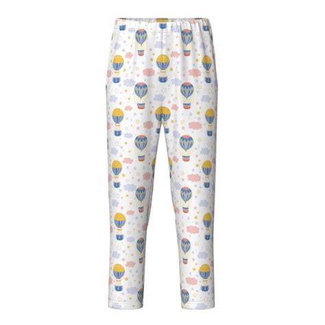 Hirioo Hot Air Balloon For Teenagers Pajama Pants Womens Lounge Pants With Pockets Pj Bottoms