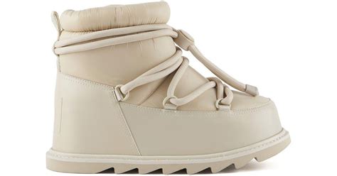 United Nude Zembla Artic Platform Boot In Natural For Men Lyst