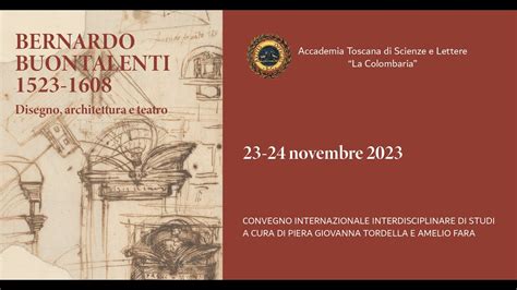 BERNARDO BUONTALENTI (1523-1608) Disegno, architettura e teatro - I ...