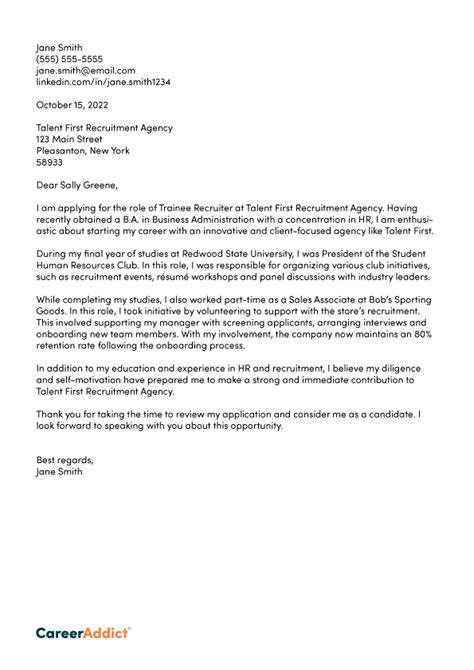 How To Write A Cover Letter With No Experience 10 Top Tips