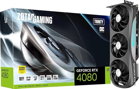Amazon.com: ZOTAC Gaming GeForce RTX 4080 16GB Trinity OC GDDR6X 256 位元 ...