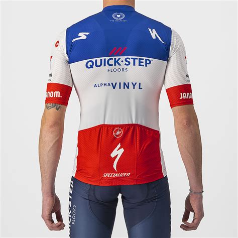 Castelli Quick Step Alpha Vinyl Competizione French Champion Short