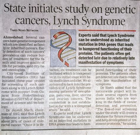 FRIGE scientists initiate study on hereditary cancer • IHG