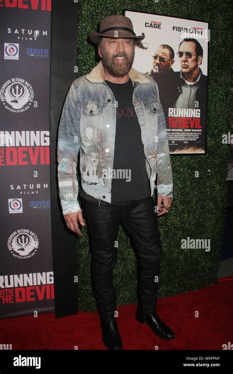 Nicolas Cage 09162019 Running With The Devil Premiere Held At