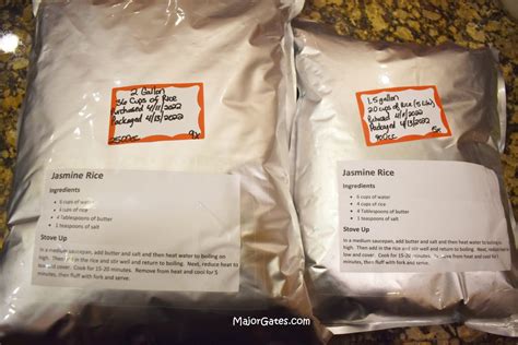 Storing Rice Long Term · Major Gates