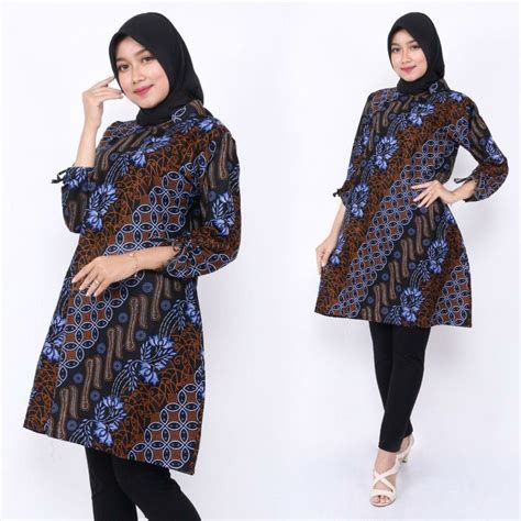 Desain Baju Batik Wanita Modern Untuk Kerja Model Baju Batik Kerja