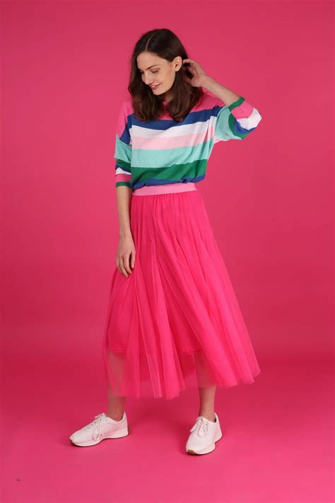 Pink tulle skirt