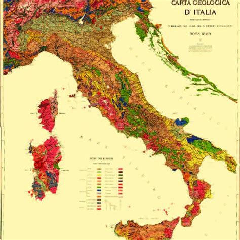 Pdf La Carta Geologica Ditalia Alla Scala Di Dal Al