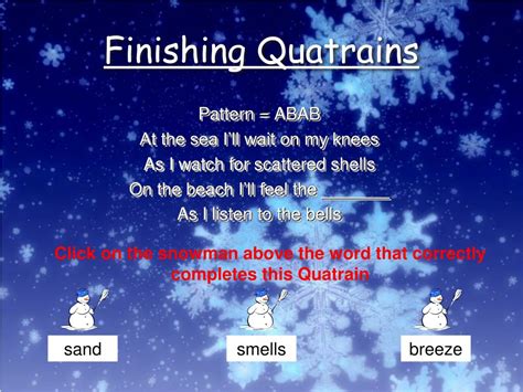 quatrain poems powerpoint    id