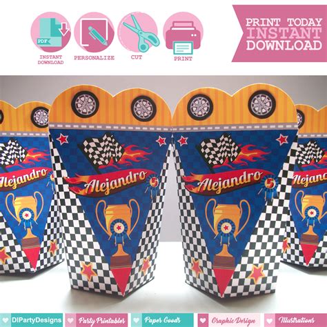 Hot Wheels Kits Imprimibles De 6 Empaques Decoraciones Infantiles